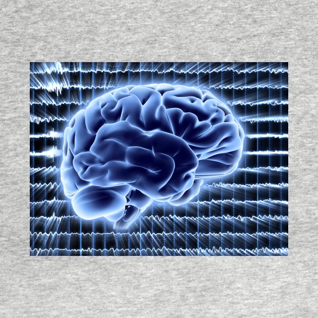 Brain activity, artwork (F006/4626) by SciencePhoto